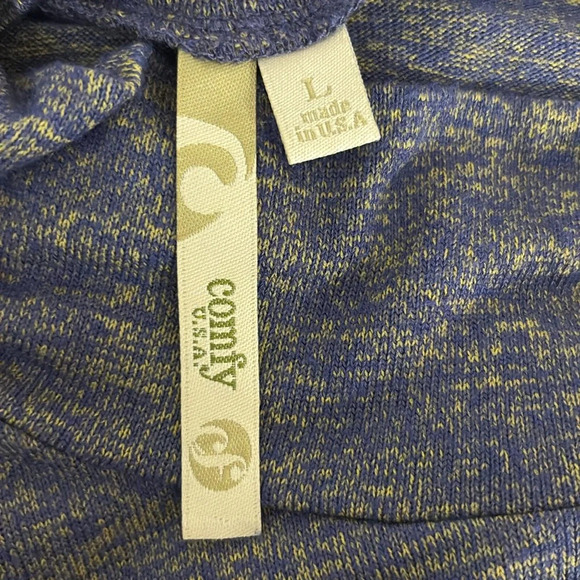 Comfy USA Mock Neck Long Sleeve Swing Dress - NWOT - Size Large - Picture 4 of 6